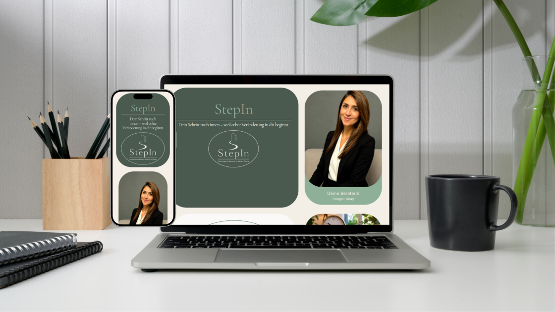 StepIn Psychologische Beratung, Coaching & Training Website​